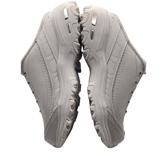 Skechers D'Lites Sneakers White Memory Foam Slip On Excellent Condt Sz 9 - Picture 6 of 10